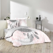 Pack parure de couette 220x240 cm Namaste + drap housse 140x190 Gris, image n° 2