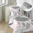 Pack parure de couette enfant 140x200 cm Namaste + drap housse 90x190 Gris, image n° 1