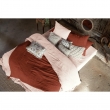 Pack parure de lit en gaze de coton 260 x 240 cm + drap housse 160x200 cm + 2 taies 60x60 cm - Guimauve, image n° 3