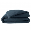 Pack parure en percale 78 fils 240 x 220 cm + DH 140x190 Bleu, image n° 5