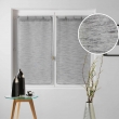 Paire droite anneaux 2 x 60 x 120 cm voile tisse milza Anthracite, image n° 2