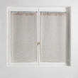 Paire droite anneaux 2 x 60 x 120 cm voile tisse milza Beige, image n° 1
