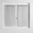 Paire droite anneaux 2 x 60 x 160 cm voile tisse milza Gris, image n° 1