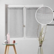 Paire droite anneaux 2 x 60 x 160 cm voile tisse milza Gris, image n° 2
