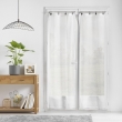 Paire droite anneaux 2 x 70 x 200 cm voile tisse linka Blanc, image n° 3