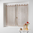 Paire droite passants 2 x 60 x 120 cm effet lin tisse haltona Noisette, image n° 1