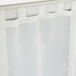 Paire droite passants 2 x 60 x 120 cm voile sable brode galactee Blanc, image n° 2