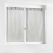 Paire droite passants 2 x 60 x 160 cm polycoton selena Gris, image n° 1