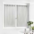 Paire droite passants 2 x 60 x 160 cm polycoton selena Gris, image n° 3