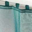 Paire pompon passants 2 x 60 x 120 cm voile double sable duetto Petrole/blanc, image n° 2
