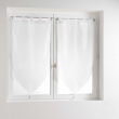 Paire pompon passants 2 x 60 x 120 cm voile sable lissea Blanc, image n° 3