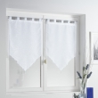 Paire pompon passants 2 x 60 x 120 cm voile sable lissea Blanc, image n° 1