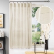 Panneau a anneaux 140 x 240 cm voile tisse linka Naturel, image n° 3