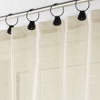 Panneau a anneaux 140 x 240 cm voile tisse linka Naturel, image n° 2