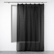 Panneau a anneaux 140 x 240 cm voile tisse linka Noir, image n° 1