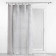 Panneau a anneaux 140 x 240 cm voile tisse milza Gris, image n° 1