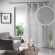 Panneau a anneaux 140 x 240 cm voile tisse milza Gris, image n° 2