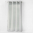 Panneau a oeillets 140 x 240 cm etamine unie etamina Gris, image n° 1