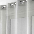 Panneau a oeillets 140 x 240 cm polycoton selena Gris, image n° 2