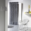 Panneau a oeillets 140 x 240 cm voile imprime argent bully Anthracite, image n° 1