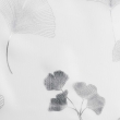 Panneau a oeillets 140 x 240 cm voile imprime metallise bloomy Blanc/argent, image n° 3