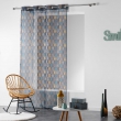 Panneau a oeillets 140 x 240 cm voile imprime transfert palpito Anthracite, image n° 1