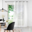 Panneau a oeillets 140 x 240 cm voile sable brode edenia Blanc, image n° 3