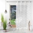 Panneau a oeillets 140 x 240 cm voile sable brode hoops Gris, image n° 3