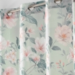 Panneau a oeillets 140 x 240 cm voile sable imprime alissia Menthe, image n° 2