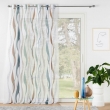 Panneau a oeillets 140 x 240 cm voile sable imprime lisana Sans, image n° 3