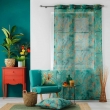 Panneau a oeillets 140 x 240 cm voile sable imprime panis Bleu, image n° 3