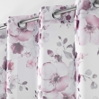 Panneau a oeillets 140 x 240 cm voile sable imprime velvet flower Blanc, image n° 2