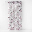 Panneau a oeillets 140 x 240 cm voile sable imprime velvet flower Blanc, image n° 1