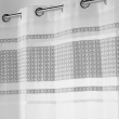 Panneau a oeillets 140 x 240 cm voile sable+top jacquard storia Sans, image n° 2