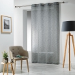 Panneau a oeillets 140 x 240 cm voile tisse carlin Anthracite, image n° 1