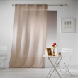 Panneau a oeillets 140 x 280 cm effet lin tisse haltona Noisette, image n° 1