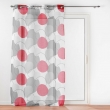 Panneau a oeillets 140 x 280 cm voile sable imprime merlin Sans, image n° 1