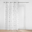 Panneau a oeillets 140 x 280 cm voile sable imprime metallise edelia Argent, image n° 1