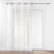 Panneau a oeillets 140 x 280 cm voile sable imprime metallise flessia Or, image n° 1