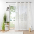Panneau a oeillets 140 x 280 cm voile sable imprime metallise flessia Or, image n° 4
