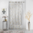 Panneau a oeillets 140 x 280 cm voile sable imprime metallise sunny gold Sans, image n° 4