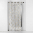 Panneau a oeillets 140 x 280 cm voile sable imprime metallise sunny gold Sans, image n° 1