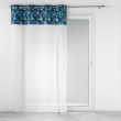 Panneau a oeillets 140 x 280 cm voile sable+top velours imp or clairine Bleu, image n° 1