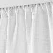 Panneau passe tringle 90 x 200 cm effet lin tisse haltona Blanc, image n° 1