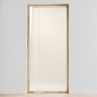 Panneau passe tringle 90 x 200 cm voile tisse carlin Beige, image n° 1