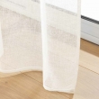 Panneau passe tringle 90 x 200 cm voile tisse carlin Naturel, image n° 3