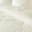 Parure 3 p. 260 x 240 cm microfibre unie tuftee heltie Ivoire, image n° 2
