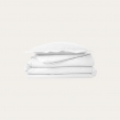 Parure de couette 240 x 220 cm + 2 taie 63 x 63 cm  en percale de coton Blanc, image n° 1