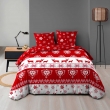 Parure de couette 240 x 220 cm en flanelle Floconette, image n° 2