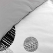 Parure de couette imprimée 220 x 240 cm + 2 taies 100% coton 57 fils Stormi, image n° 3